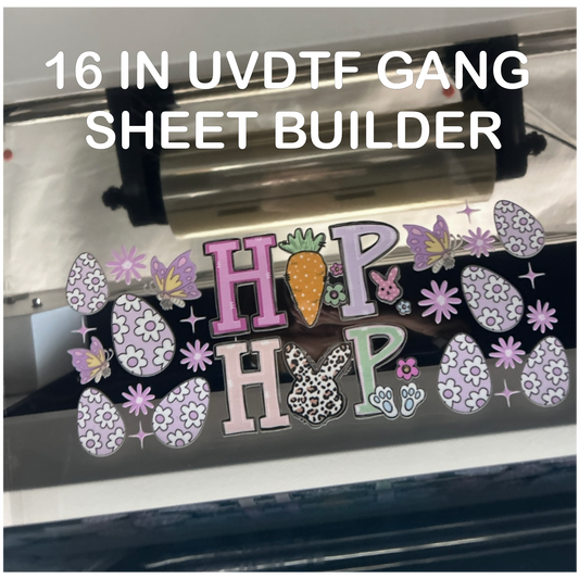 16 inch UVDTF