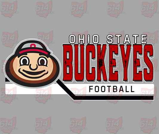BUCKEYES FOOTBALL STAIR STRIPE